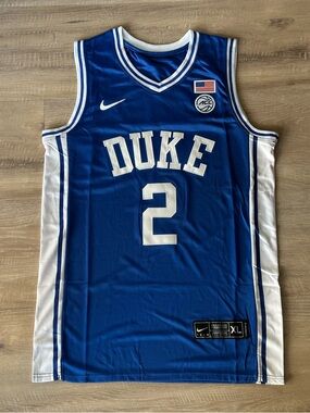 Cooper Flagg Nike Duke Blue & White Basketball Jersey #2